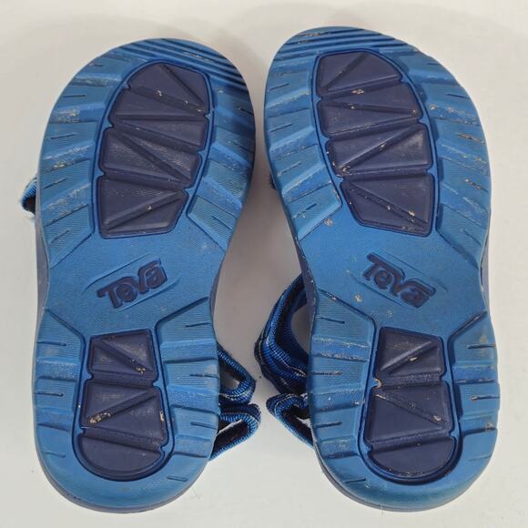 Kids Teva Sandals Blue Size 1 - Picture 5 of 7